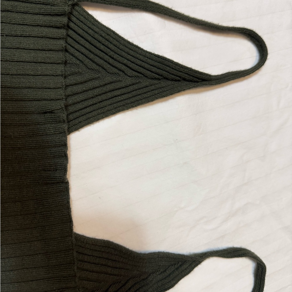 Papermoon Olive Ribbed Camisole - Picture 7 of 8